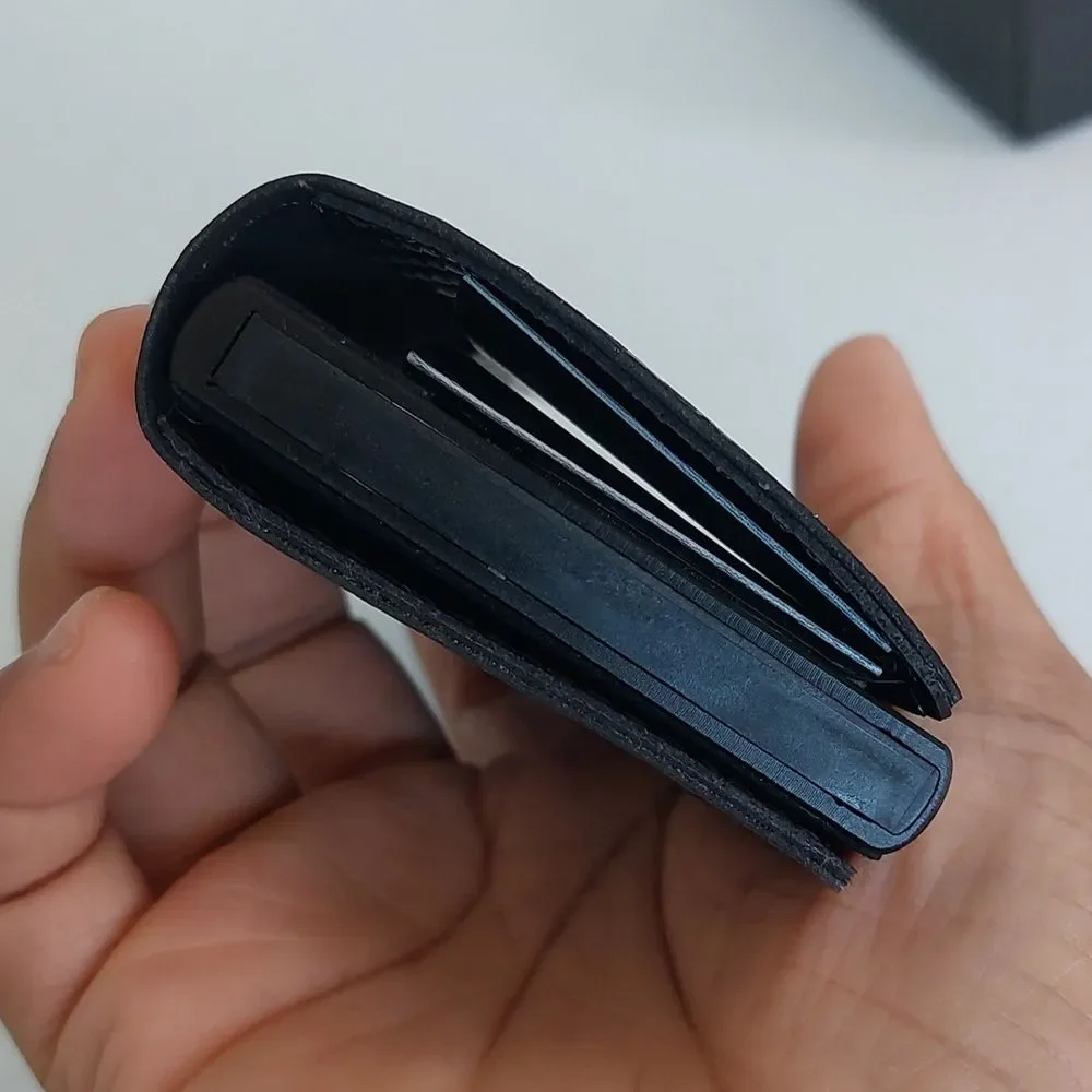 TagsMate Black Smart AirTag Mini Wallet RFID Protected New in Box